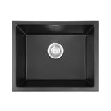 Sinks: Cefito Kitchen Sink 55x45cm Granite Stone Sink Single Bowl Black