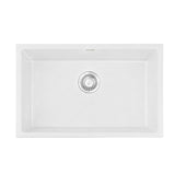 Sinks: Cefito Kitchen Sink 70x45cm Granite Stone Sink Single Bowl White