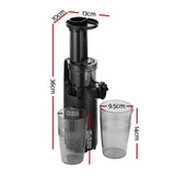 Distilling & Brewing: Devanti Slow Juicer Cold Press Fruit Juice Extractor 130W Black