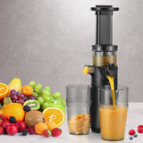Distilling & Brewing: Devanti Slow Juicer Cold Press Fruit Juice Extractor 130W Black