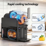 Ice Makers: Devanti 5in1 Slushie Machine Ice Cream Maker 2L Grey