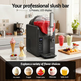 Ice Makers: Devanti 5in1 Slushie Machine Ice Cream Maker 2L Grey