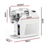 Devanti Slushie Machine 2L Frozen Drink Maker Ice Cream Cocktail Slush Maker White