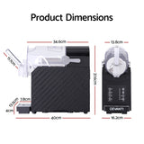Ice Makers: Devanti 1.8L Slushie Machine Maker Frozen Smoothies Milkshakes Black