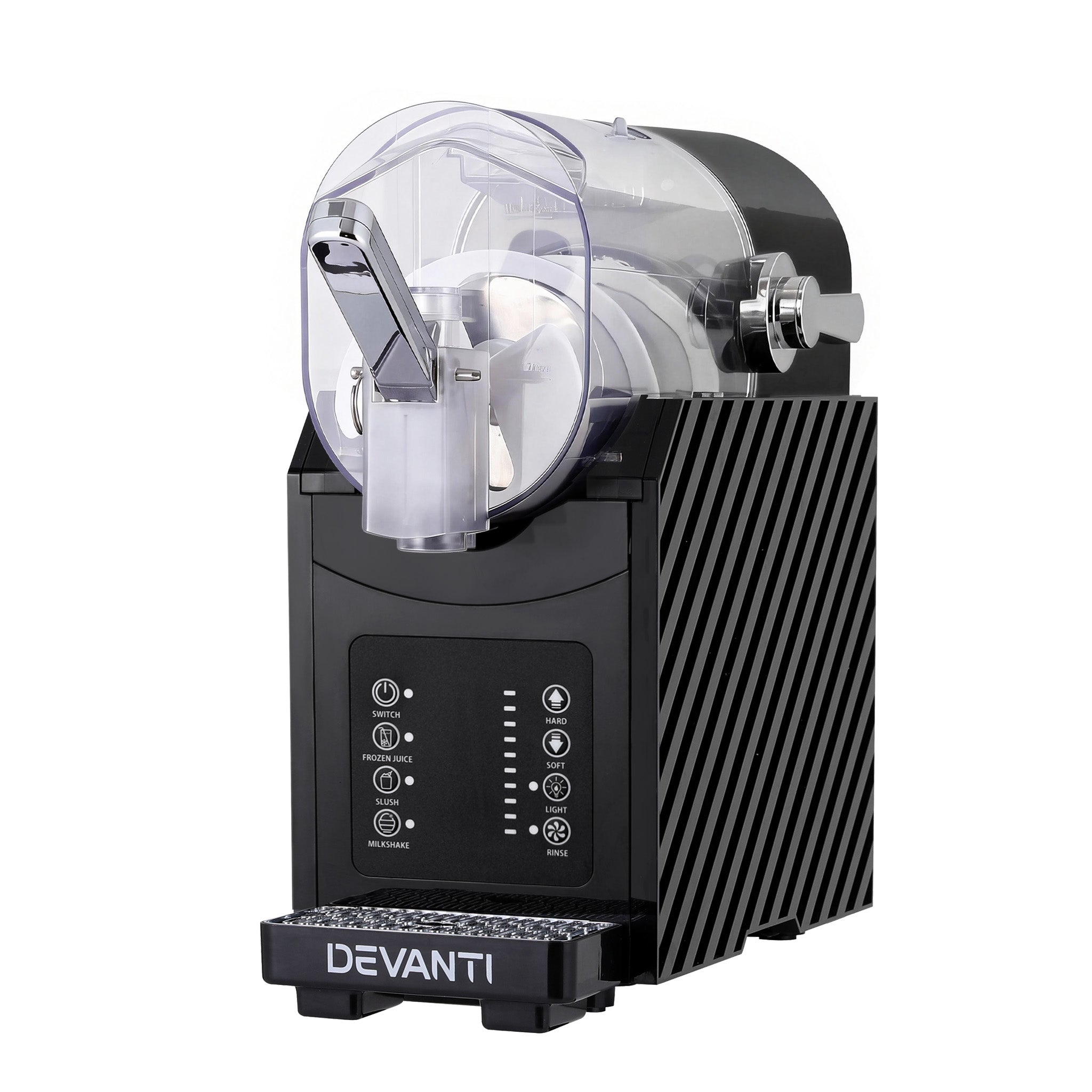 Devanti 1.8L Slushie Machine Maker Frozen Smoothies Milkshakes Black