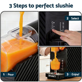 Ice Makers: Devanti 1.8L Slushie Machine Maker Frozen Smoothies Milkshakes Black