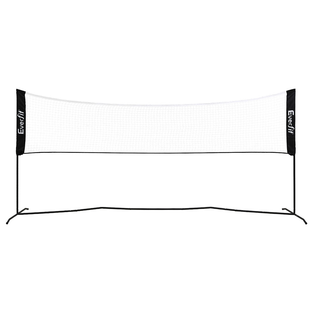 Netball & Netball Accessories: Everfit 3.6M Badminton Tennis Net Portable Volleyball Kit Adjustable Height
