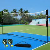 Netball & Netball Accessories: Everfit 3.6M Badminton Tennis Net Portable Volleyball Kit Adjustable Height