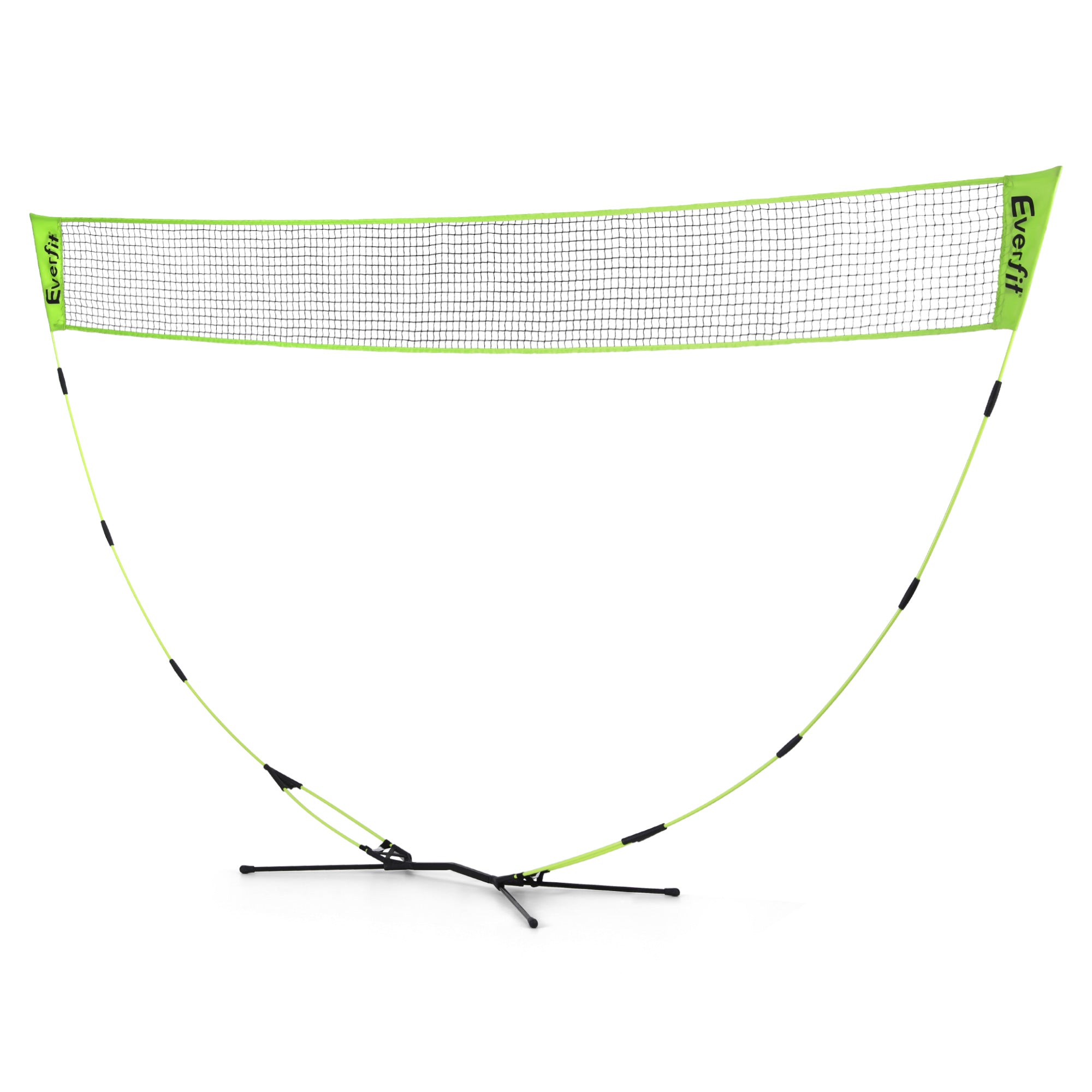 Netball & Netball Accessories: Everfit 3M Badminton Tennis Net Portable Volleyball Kit Yellow