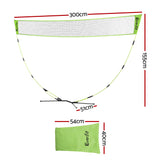 Netball & Netball Accessories: Everfit 3M Badminton Tennis Net Portable Volleyball Kit Yellow