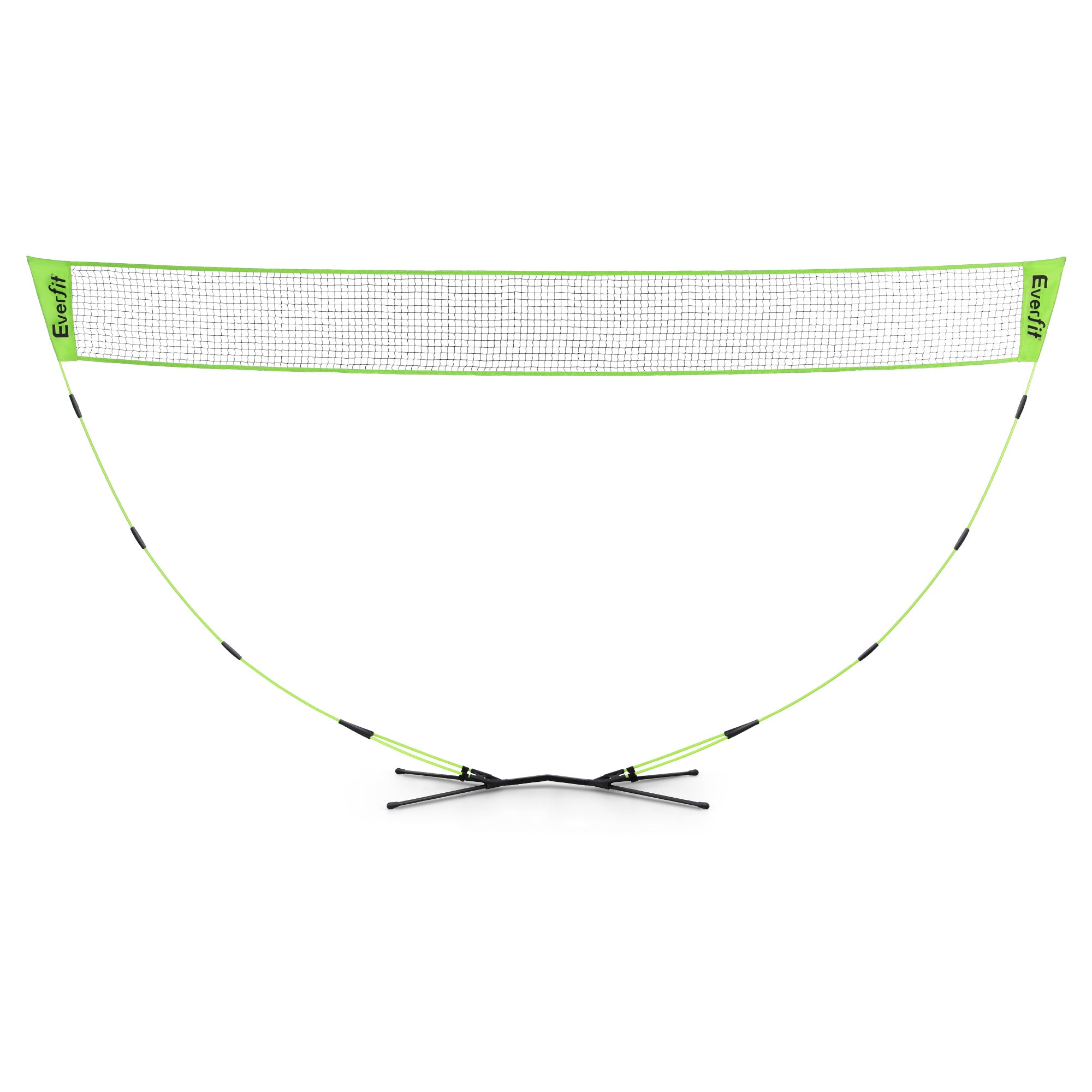 Netball & Netball Accessories: Everfit 3M Badminton Tennis Net Portable Volleyball Kit Yellow