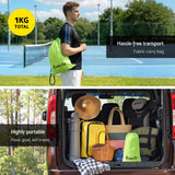 Netball & Netball Accessories: Everfit 3M Badminton Tennis Net Portable Volleyball Kit Yellow