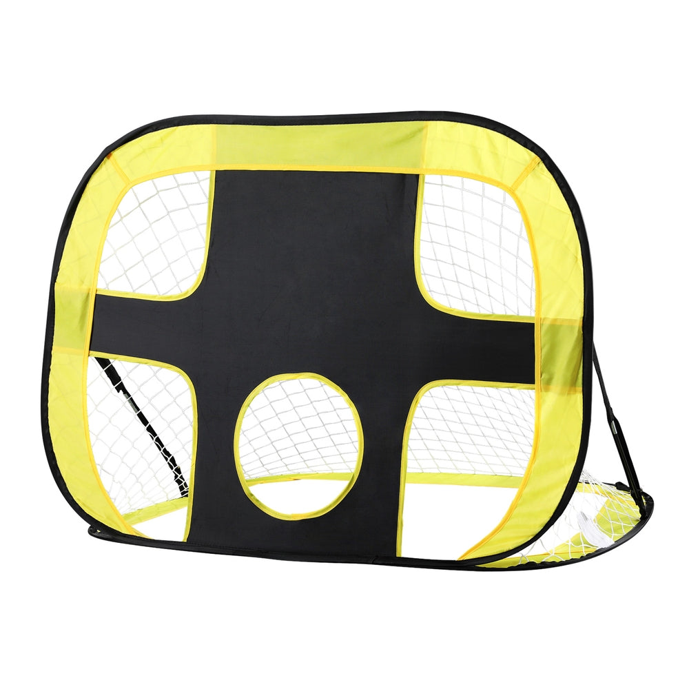 Soccer & Soccer Accessories: Everfit Portable Football Net Soccer Goal Rebound Target Hitter Training