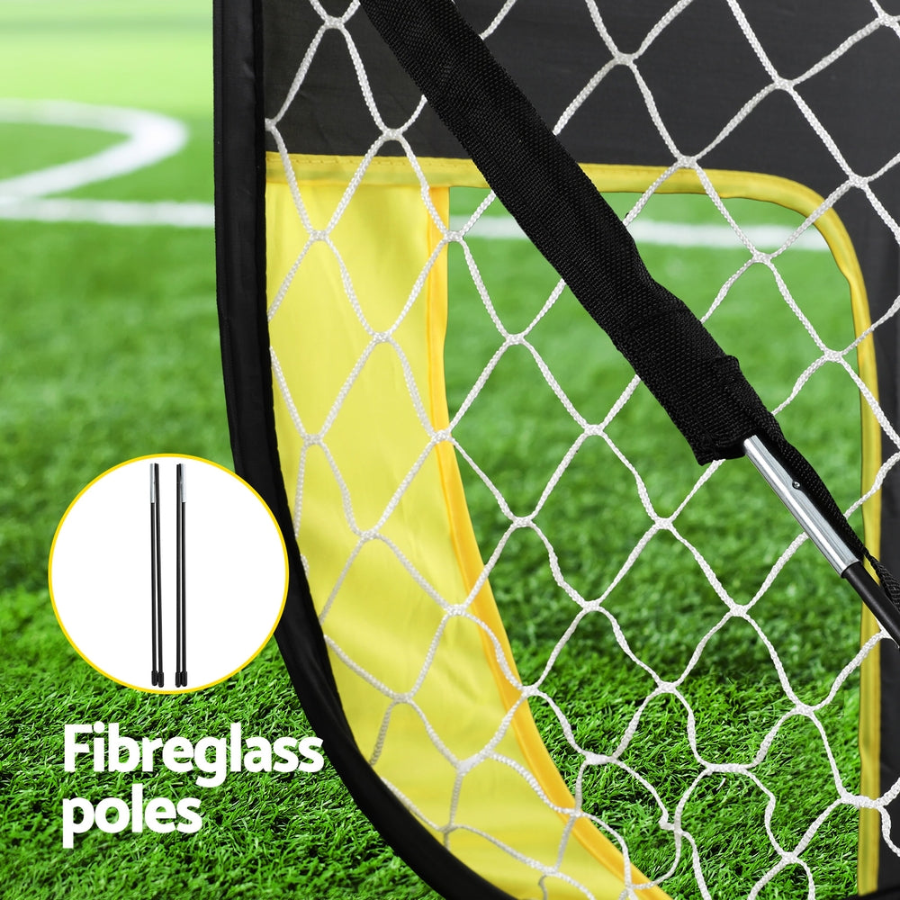 Soccer & Soccer Accessories: Everfit Portable Football Net Soccer Goal Rebound Target Hitter Training