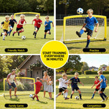 Soccer & Soccer Accessories: Everfit 2m Football Soccer Net Portable Goal Net Rebounder Sports Training