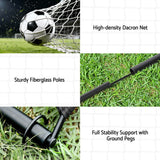 Soccer & Soccer Accessories: Everfit 2m Football Soccer Net Portable Goal Net Rebounder Sports Training