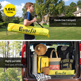 Soccer & Soccer Accessories: Everfit 2m Football Soccer Net Portable Goal Net Rebounder Sports Training