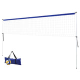 Basketball & Basketball Accessories: Everfit 6M Portable Volleyball Net Set Adjustable Height Multi-Sport Net with Ball and Bag