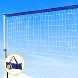 Basketball & Basketball Accessories: Everfit 6M Portable Volleyball Net Set Adjustable Height Multi-Sport Net with Ball and Bag