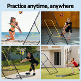 Everfit 7ft 2.1M Volleyball Net Football Baseball Goal Netting with Frame Angle Adjustable Rebounder
