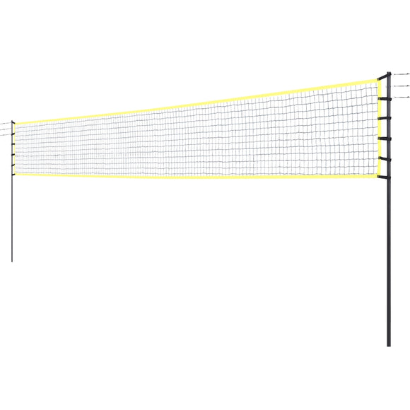 Everfit 9M Portable Volleyball Net Set with Ball Boundary Lines Badminton Tennis