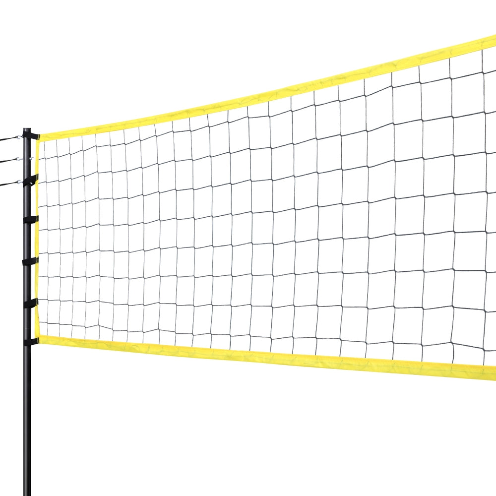 Tennis: Everfit 9M Portable Volleyball Net Set with Ball Boundary Lines Badminton Tennis