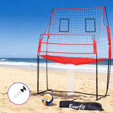 Netball & Netball Accessories: Everfit 8ft Volleyball Net Training Equipment Adjustable Height Portable with Ball and Bag