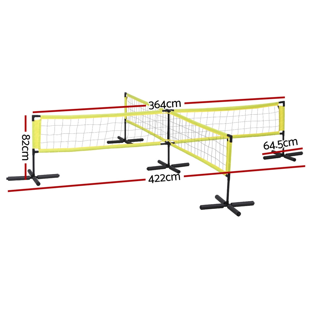 Swimming Pools: Everfit Water Volleyball Net Set Portable Swimming Pool Nets Game 4 Anchor Bags