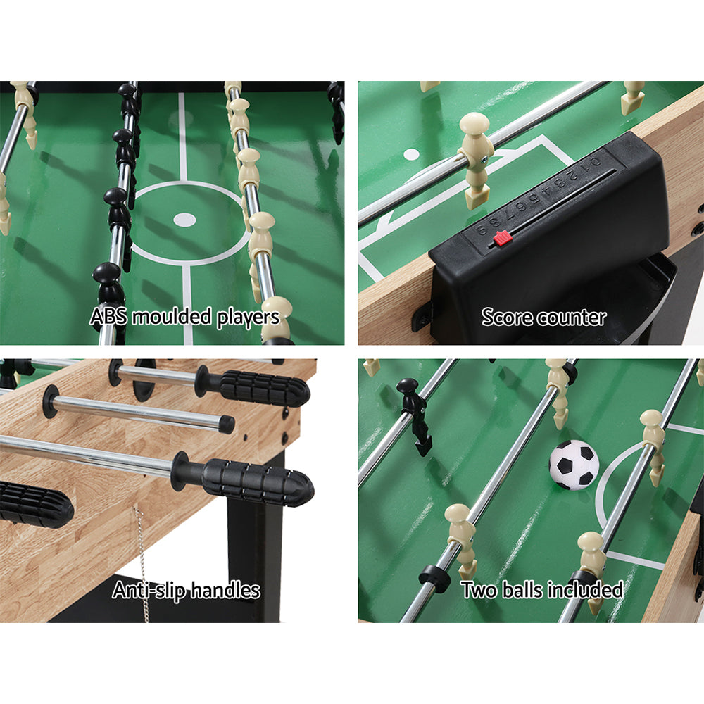 Activity Games: 10-in-1 Games Table Soccer Foosball Pool Table Tennis Air Hockey Chess Cards