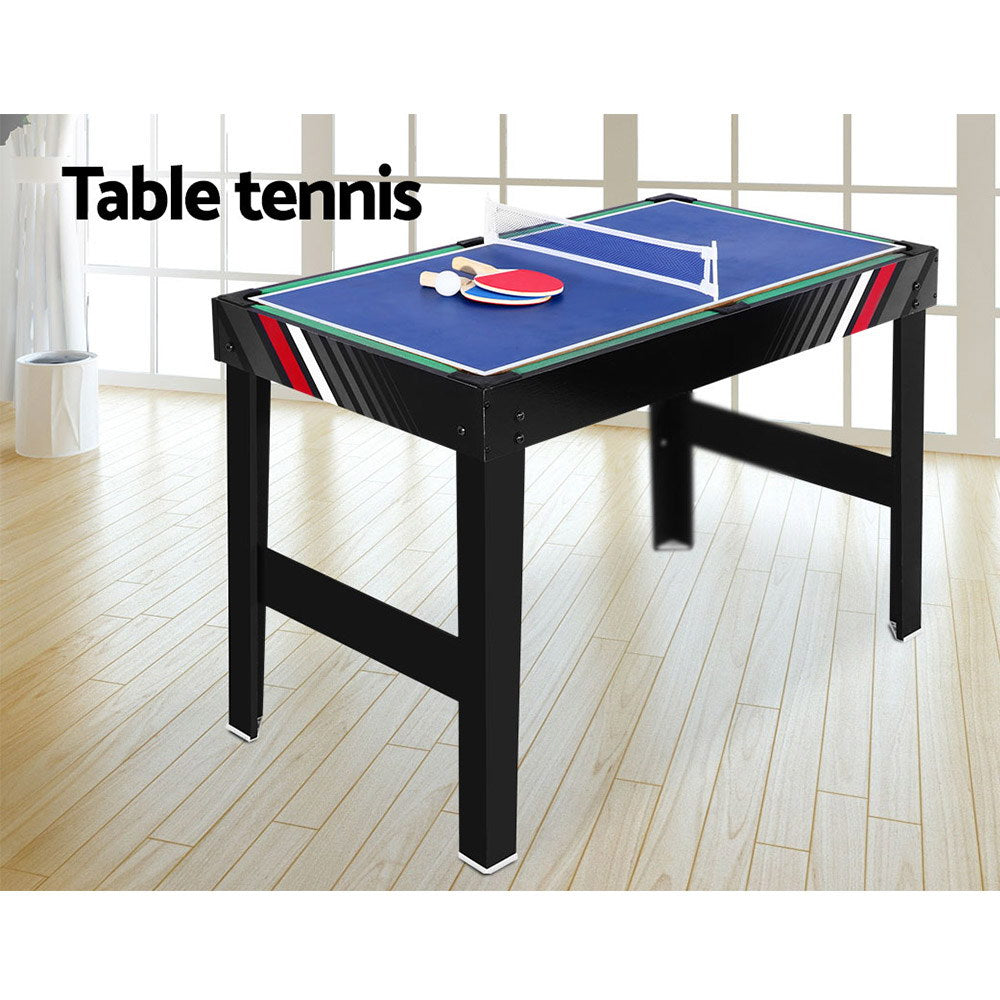 Activity Games: 4-in-1 Games Table Soccer Foosball Pool Table Tennis Air Hockey Home Party Gift