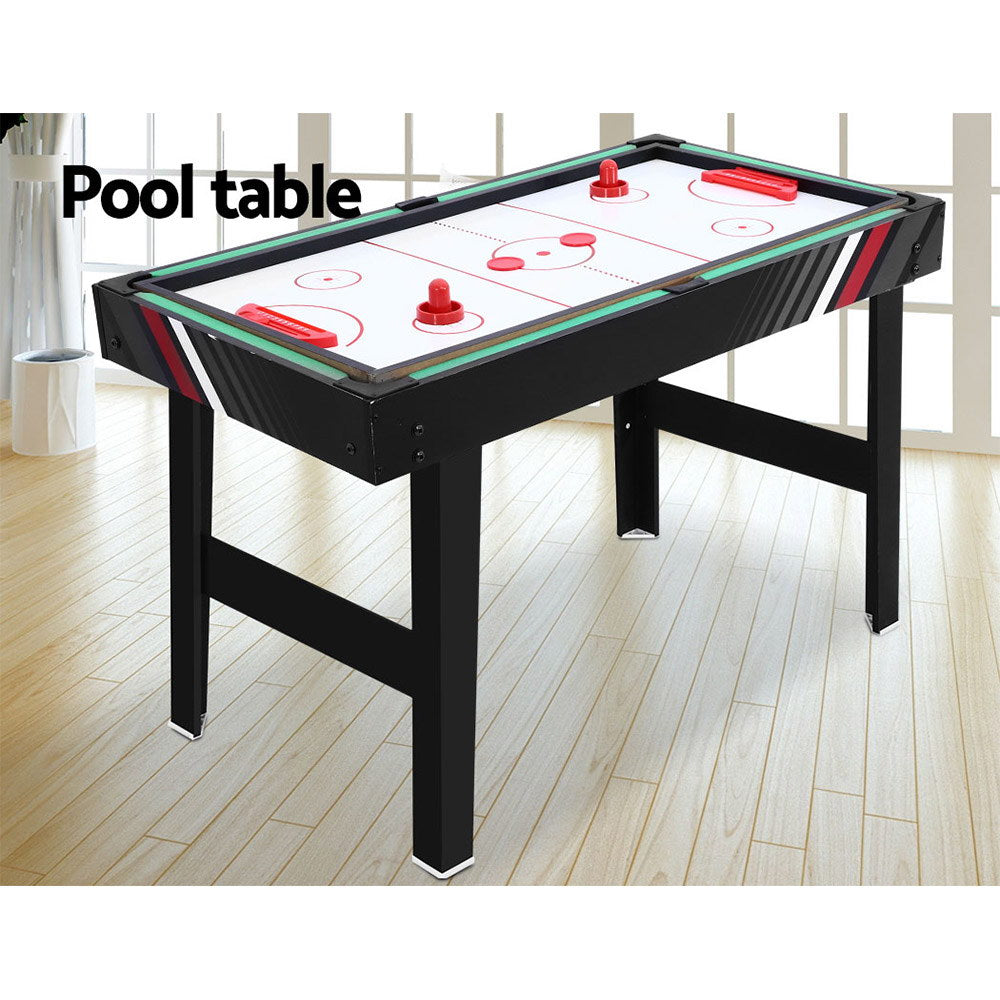 Activity Games: 4-in-1 Games Table Soccer Foosball Pool Table Tennis Air Hockey Home Party Gift