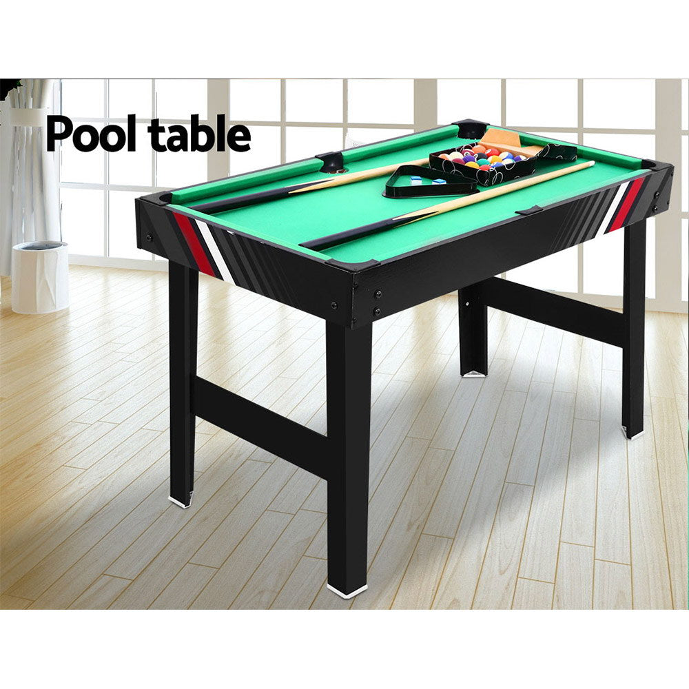 Activity Games: 4-in-1 Games Table Soccer Foosball Pool Table Tennis Air Hockey Home Party Gift