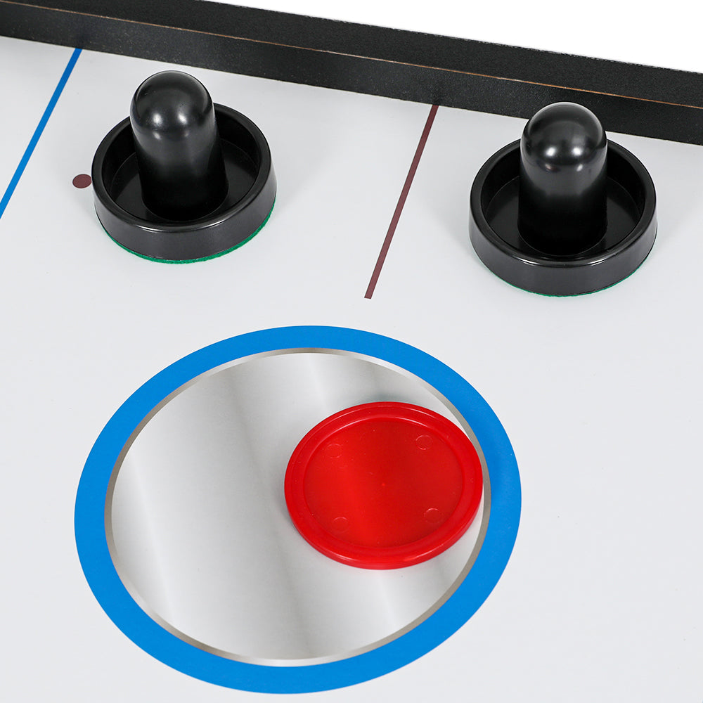 Activity Games: 5-In-1 Game Table Pool Table Tennis Air Hockey Basketball Arcade Gift