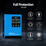 Batteries & Generators: Giantz 60A MPPT Solar Charge Controller Auto 12V/24V/36V/48V Battery Regulator