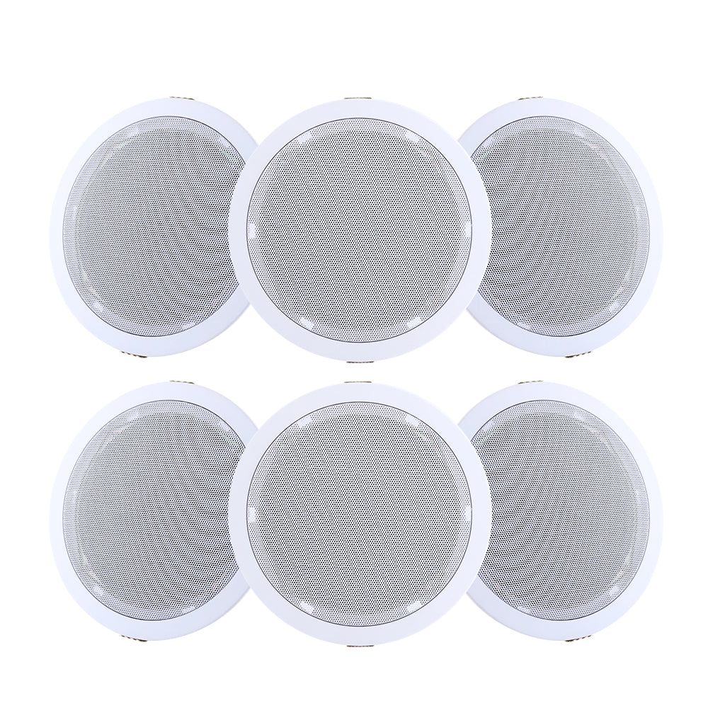 Audio Speakers: Giantz 6 Inch Ceiling Speakers In Wall Speaker Home Audio Stereos Tweeter 6pcs
