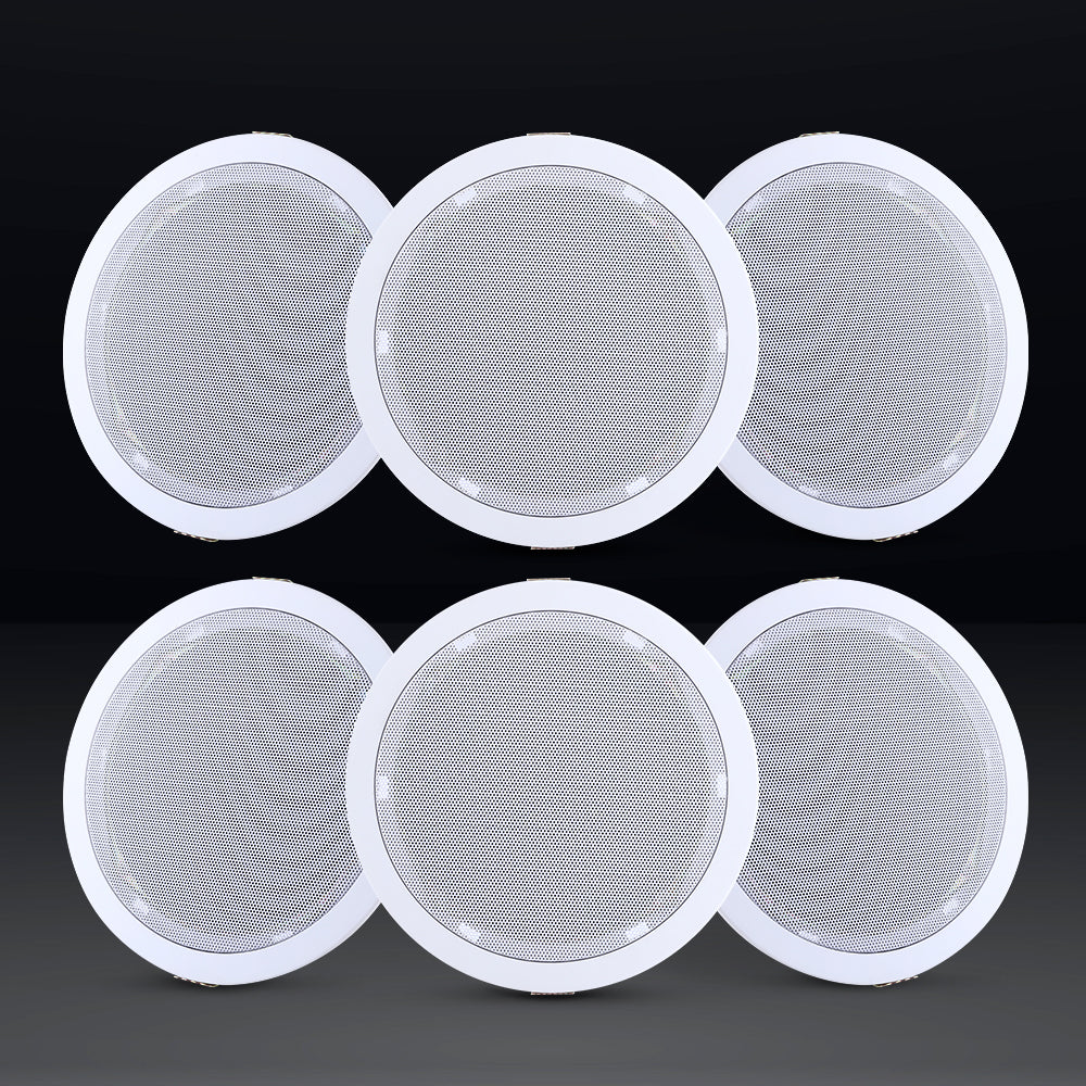 Audio Speakers: Giantz 6 Inch Ceiling Speakers In Wall Speaker Home Audio Stereos Tweeter 6pcs