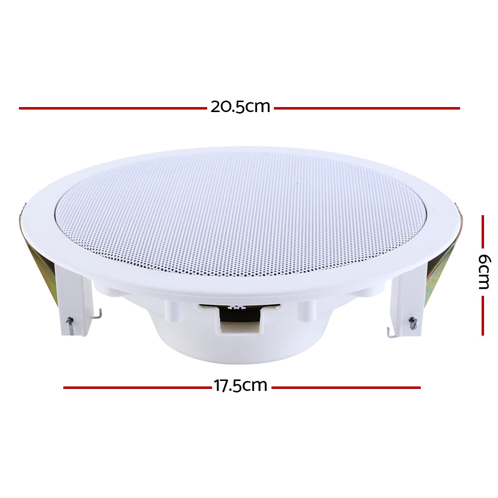Audio Speakers: Giantz 6 Inch Ceiling Speakers In Wall Speaker Home Audio Stereos Tweeter 8pcs