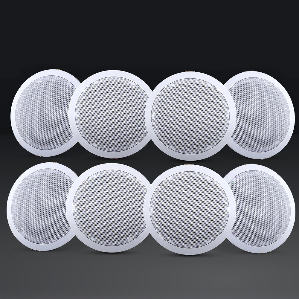 Audio Speakers: Giantz 6 Inch Ceiling Speakers In Wall Speaker Home Audio Stereos Tweeter 8pcs