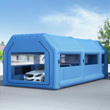 Automotive Repair & Speciality Tools: Giantz Inflatable Spray Booth Car Paint Tent 1000X500X350cm 2 Blowers Filter Mobile Garage Workstation