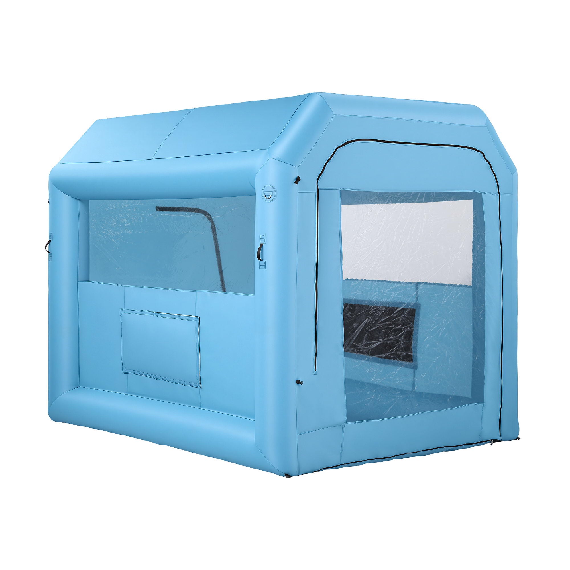 Automotive Repair & Speciality Tools: Giantz Inflatable Paint Booth 2.5X2.5X3M Inflatable Spray Booth with 550W Powerful Blower and Air Filter System, Round Roof with Light Hook, for Painting Bicycle, Motorcycle, Furniture Refinishing DIY