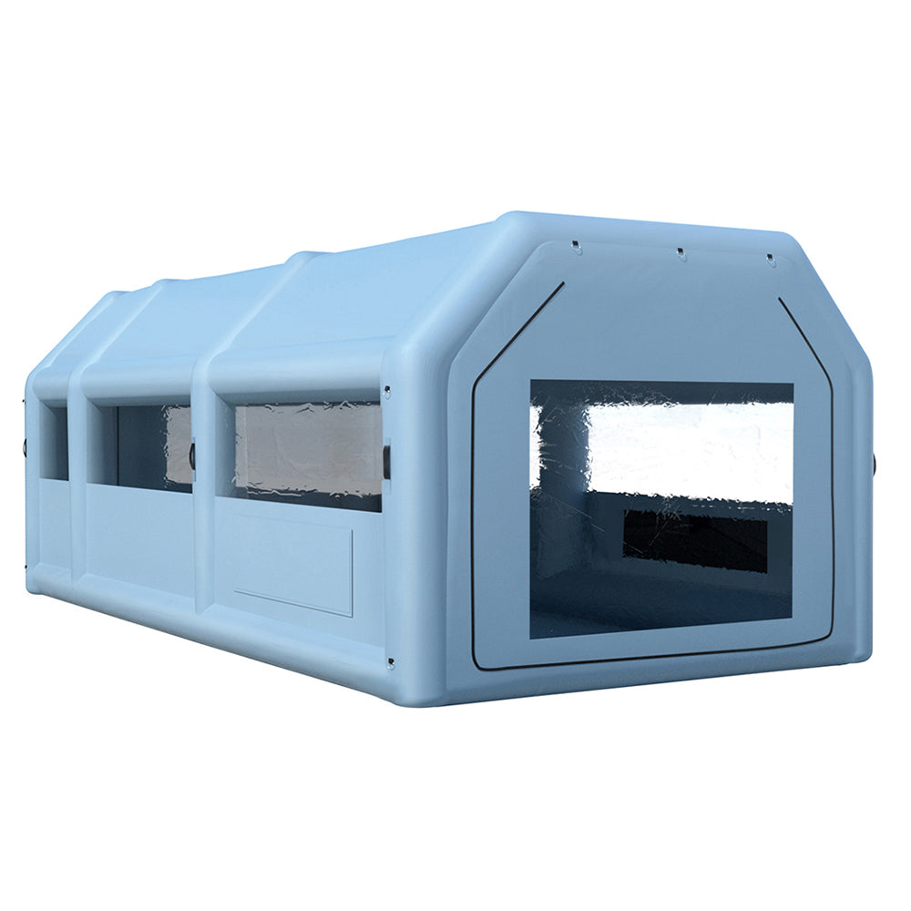 Automotive Repair & Speciality Tools: Giantz Inflatable Spray Booth 8.5X4.6M Car Paint Tent Filter System 2 Blowers