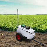 Herbicides: Giantz Weed Sprayer 100L Trailer 1.5M Boom Garden Spray