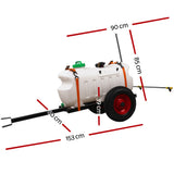 Herbicides: Giantz Weed Sprayer 100L Trailer 1.5M Boom Garden Spray