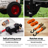 Herbicides: Giantz Weed Sprayer 100L Trailer 1.5M Boom Garden Spray