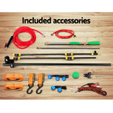 Herbicides: Giantz Weed Sprayer 100L Trailer 1.5M Boom Garden Spray
