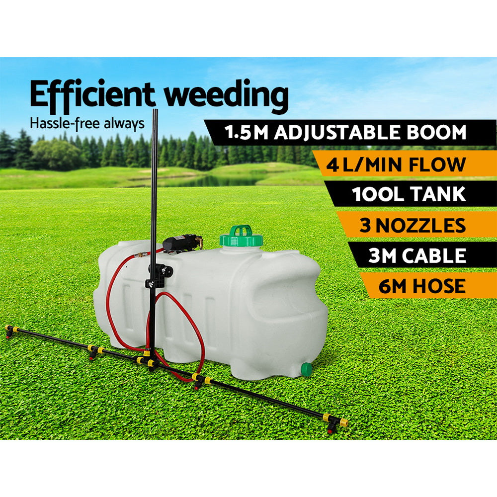 Herbicides: Giantz Weed Sprayer 100L 1.5M Boom Garden Spray
