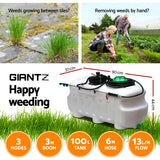Herbicides: Giantz Weed Sprayer 100L 3M Boom Garden Spray
