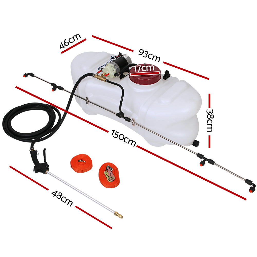 Herbicides: Giantz Weed Sprayer 100L 1.5M Fixed Boom Garden Spray