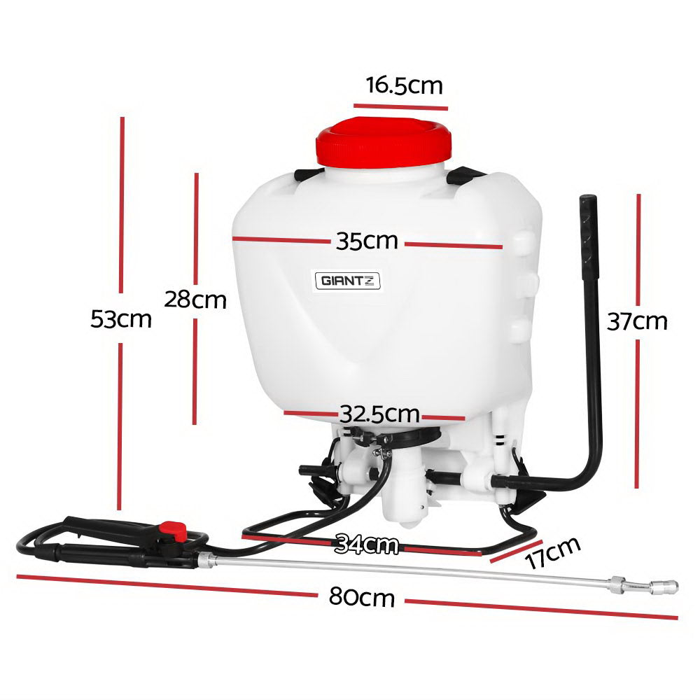 Herbicides: Giantz Weed Sprayer 15L Knapsack Backpack Garden Spray