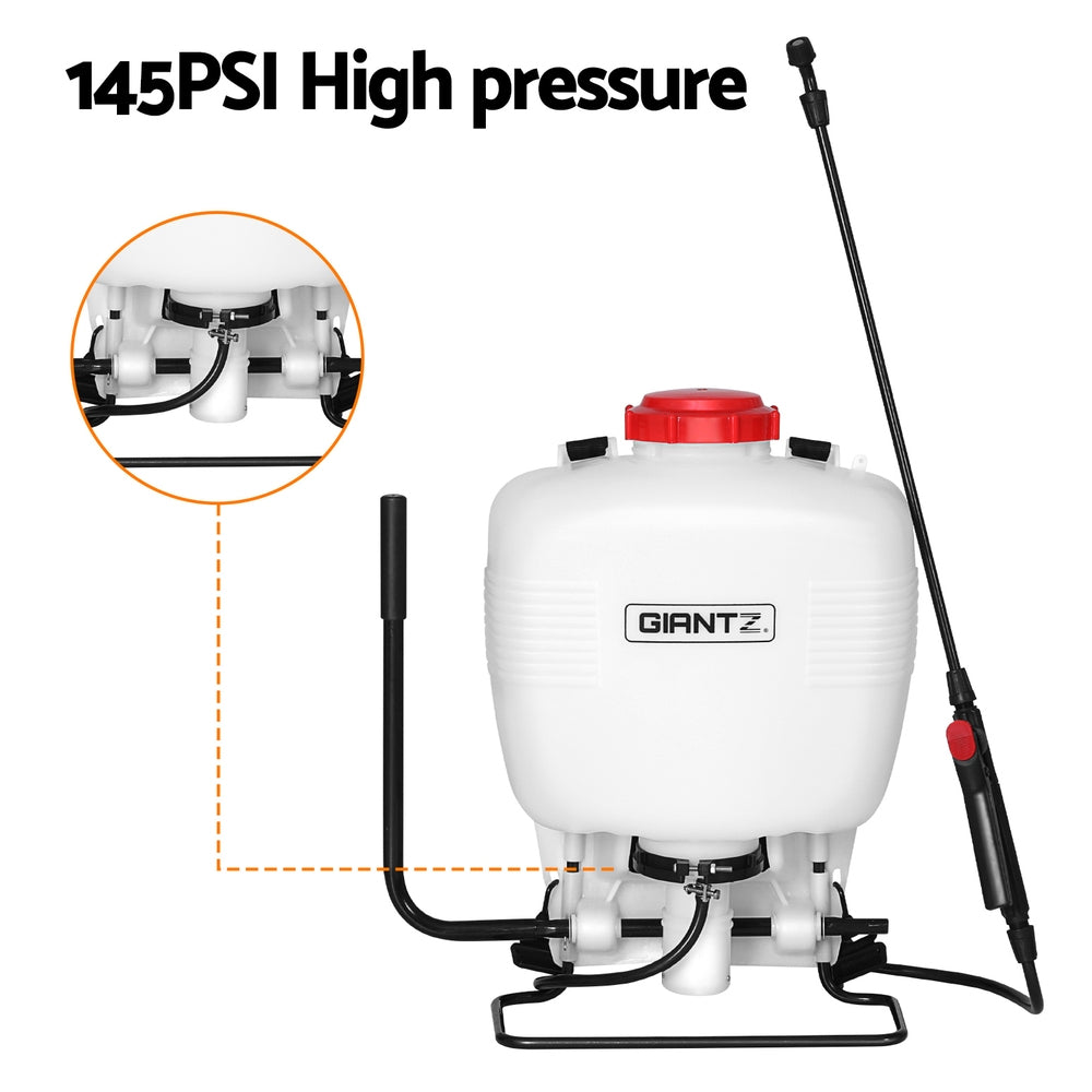 Herbicides: Giantz Weed Sprayer 15L Knapsack Backpack Plastic